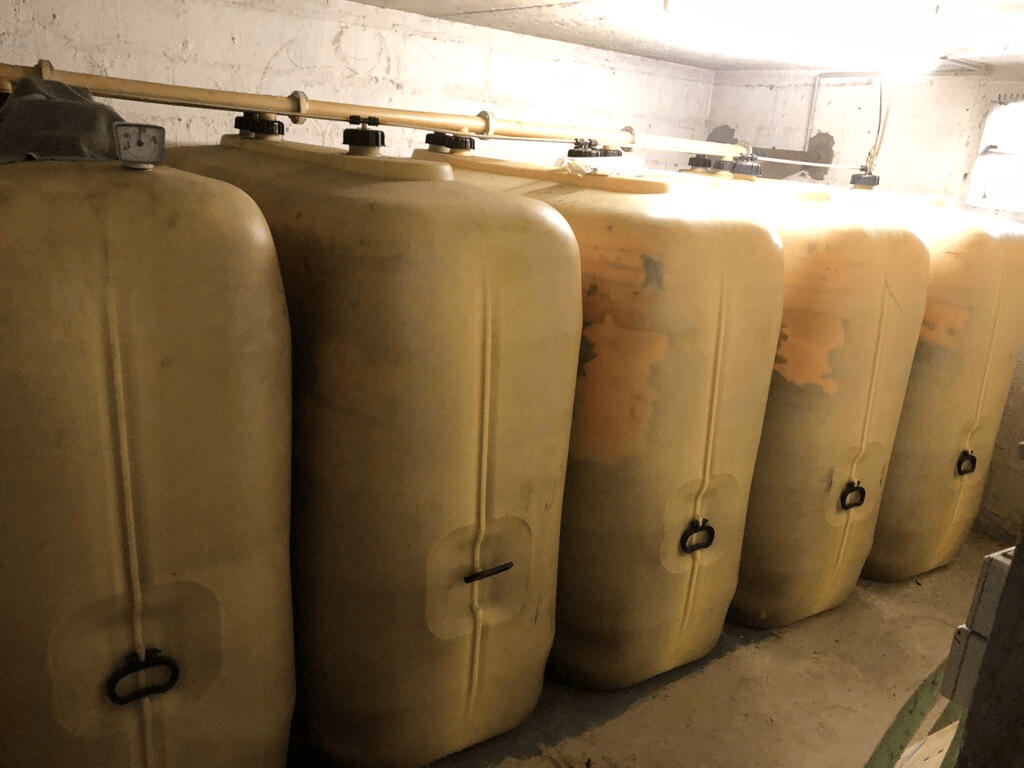 Hier sehen Sie einen Heizöltank - TESCHE Tankreinigung